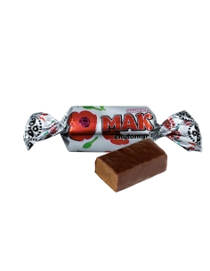 Цукерки глазуровані" Мак житомирський" 1 кг