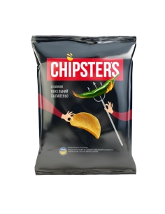 Чіпси ( 120 г)картопляні пекельний халапеньоChipsters