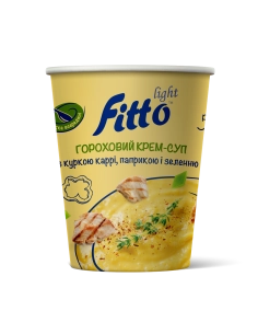 Гороховий крем суп миттевого приготування з куркою 40г стакан