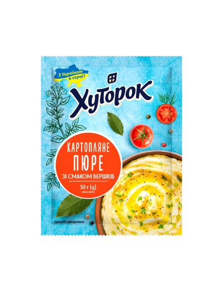 Картопляне пюре зі смаком вершків хуторок 30г