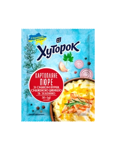 Картопляне пюре зі смаком курки цибулею та зеленню 30 г
