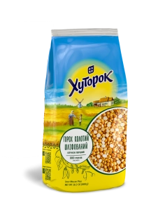 Горох колотий шліфований 800 г ХУТОРОК