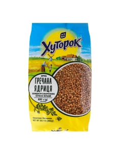 Гречана крупа ядриця 800 г ХУТОРОК