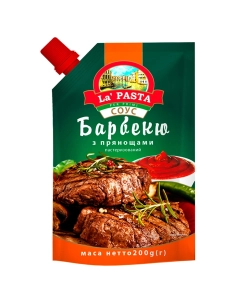Соус Барбекю з прянощами 200 г LA PASTA PER PRIMI