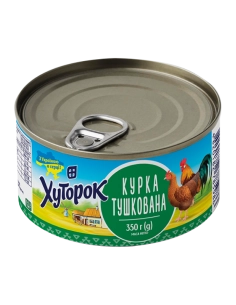 Курка тушкована  350г