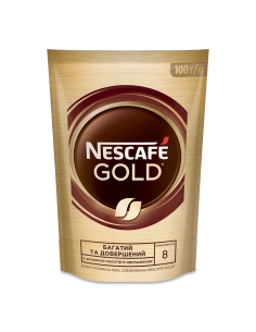 Кава НЕСТКАФЕ 100 г ГОЛД пак