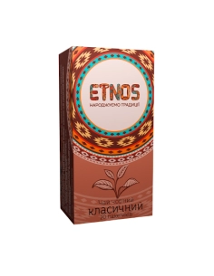 Чай чорний байховий дрібний   20*1,5г ТМ ETNOS