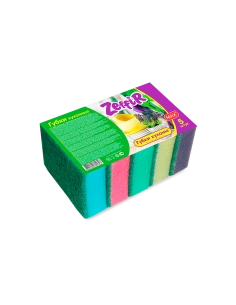 Кухонні губки 5 шт  ТМ Zeffir