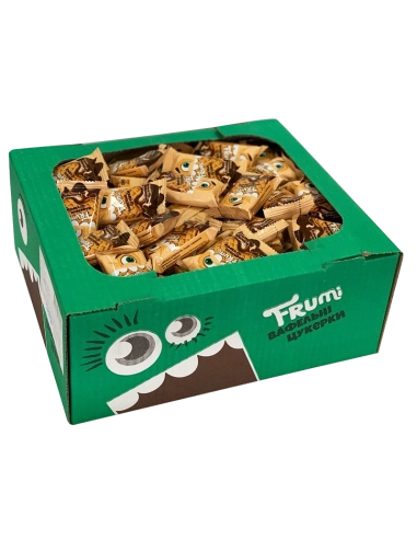 Цукерка глазурована з ароматом молока 200 г"FRUMI"