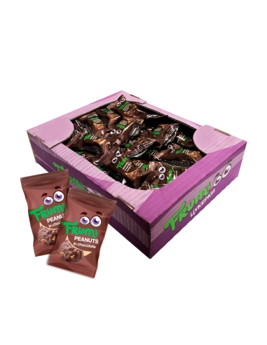 Цукерка глазурована з додаванням арахісу та злаками 200 г"FRUMI"