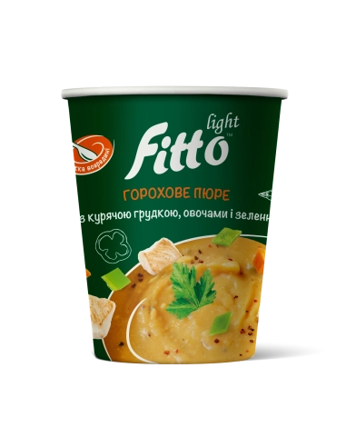 Горохове пюре миттевого приготування з куркою 40г стакан