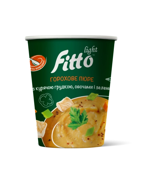 Горохове пюре миттевого приготування з куркою 40г стакан