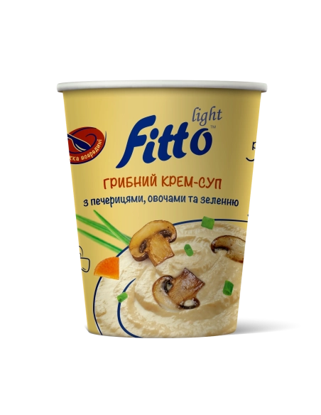 Грибний суп миттевого приготування з печерицями 40г стакан