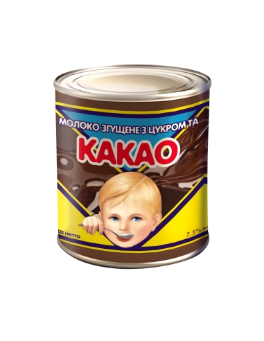 Молоко згущене з Какао та Цукром 0,3 кг