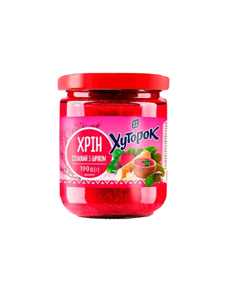 Хрін з буряком 200 г скло