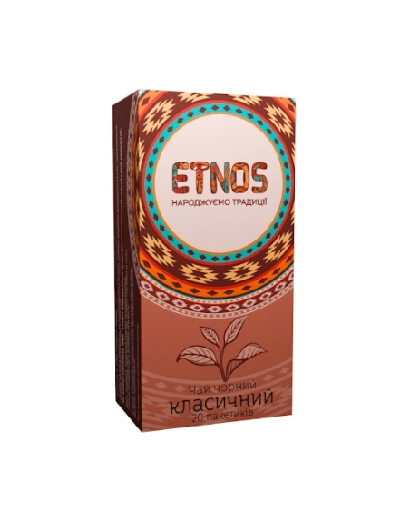 Чай чорний байховий дрібний   20*1,5г ТМ ETNOS