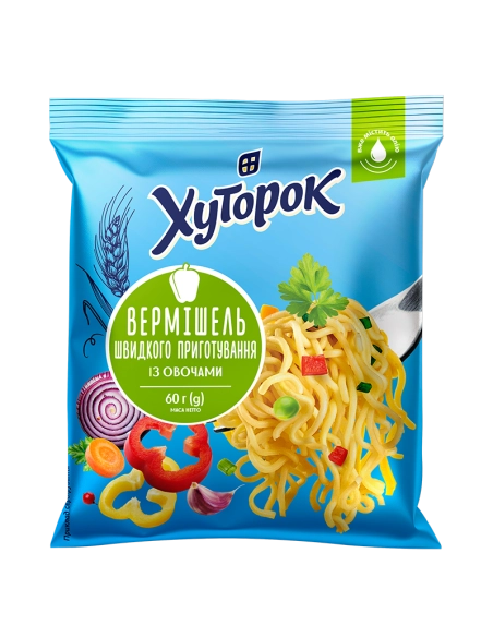 Вермишель швидкого приготування Хуторок 60г