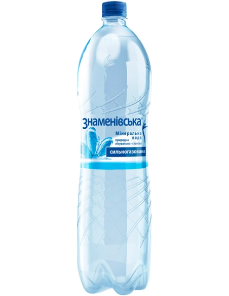 Вода Знаменівська сильно газована 1.5л