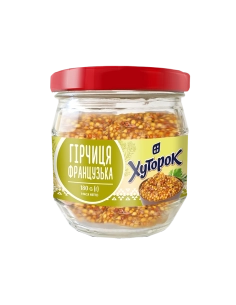 Гірчиця Француська скло 180г ТМ Хуторок