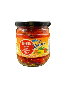 Перець гострий маринований Хуторок 400г  скло