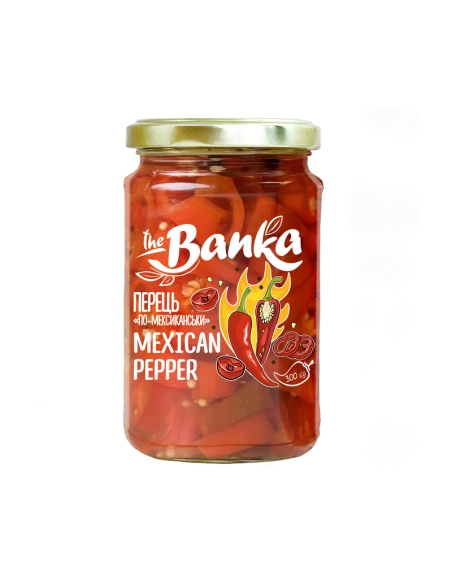Перець гострий по мексикансиТМ The Banka 300г скло