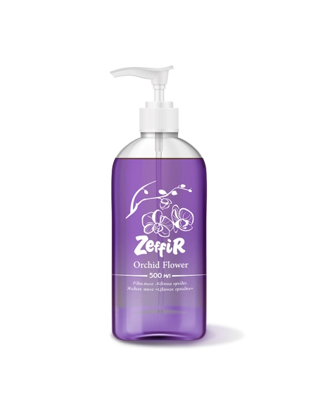 Рідке мило квітка орхідеї ТМ Zeffir 500 мл