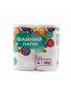 Туалетний папір Файний 2ш 4р 12