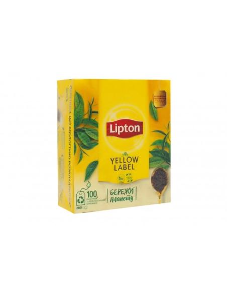 Чай чорний байховий Ліптон 100\200г