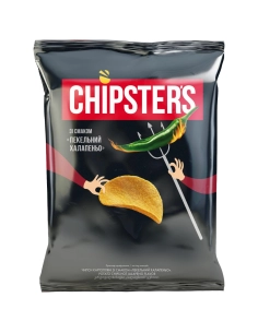 Чіпси картопляні зі смаком пекельний халапеньо 120г чіпстерс